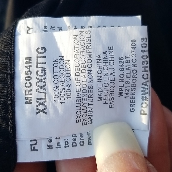 Rock 47 By Wrangler Black Graphic Western Snap Button 100% Cotton XXL - Picture 7 of 11